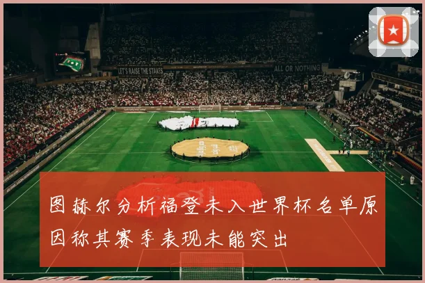 图赫尔分析福登未入世界杯名单原因称其赛季表现未能突出